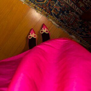 Emmy London Bronte Pearl & Crystal Bow Shoe Clips